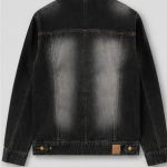 BOXY004 - Felian Áo Khoác Jean Đen Wash Nam Nữ Form Oversize