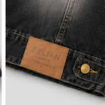BOXY004 - Felian Áo Khoác Jean Đen Wash Nam Nữ Form Oversize