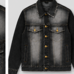 BOXY004 - Felian Áo Khoác Jean Đen Wash Nam Nữ Form Oversize
