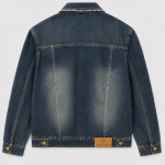 BOXY001 - Felian Áo Khoác Jean Màu Retro Xanh Nam Nữ Form Oversize