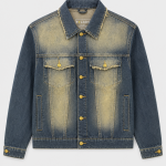 BOXY002 - Felian Áo Khoác Jean Màu Retro Xanh Đậm Nam Nữ Form Oversize